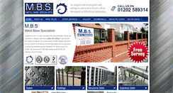 Desktop Screenshot of mbsfabrication.co.uk